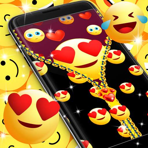 Emoji smiley zip locker 9.2