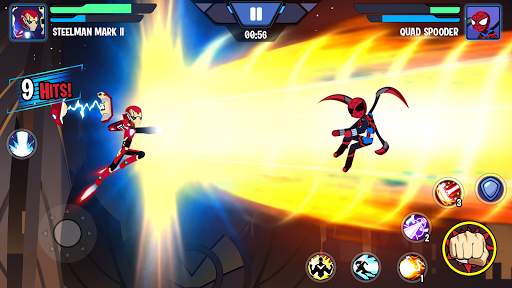 Stickman Superhero - Super Stick Heroes Fight screenshot 4