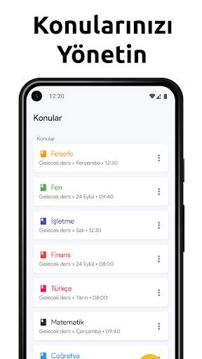 Okul Ajandası - Hafta tablosu screenshot 4