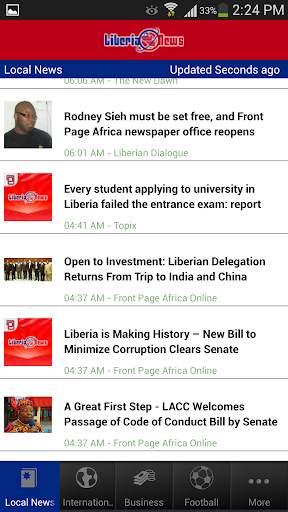 Liberia news | Africa screenshot 2