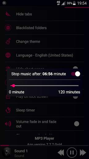 BlackPlayer - free mp3 player 8 تصوير الشاشة