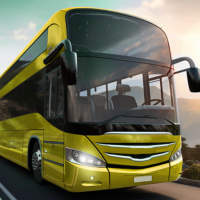 City Coach Bus Driving 3d logo