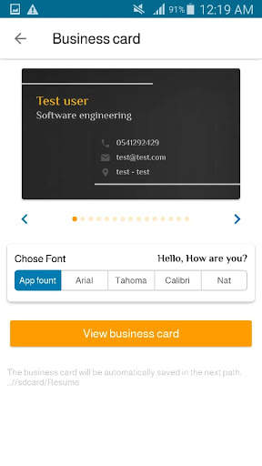 Resume - CV Editor screenshot 4