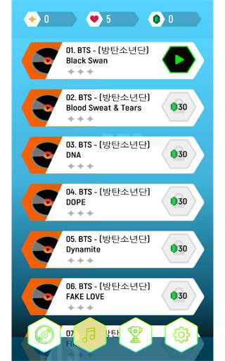 Bola Lompat Ubin BTS Keren screenshot 3