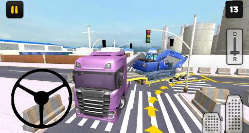 Truck Simulator 3D: Excavator Transport screenshot 1