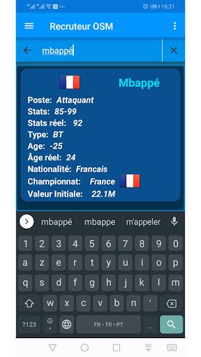 Recruteur OSM screenshot 2