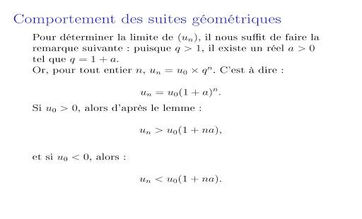 Cours de Maths : suites screenshot 8