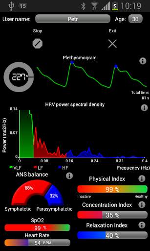 Stress Locator Free 8 تصوير الشاشة