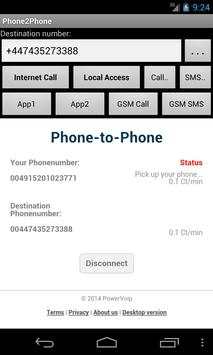 Phone2Phone screenshot 2