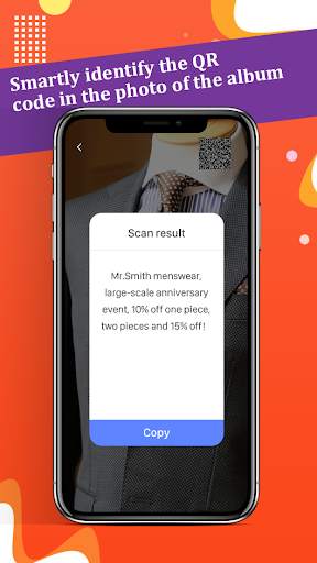 Lite Qr - Free QR code reader & Barcode scanner screenshot 3