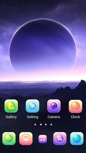 (FREE) Color Planet GO Launcher Theme screenshot 1