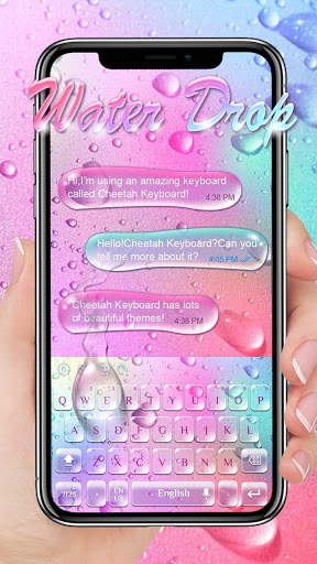 Colorful Water keyboard screenshot 1