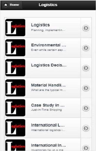 Logistics screenshot 2