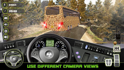 Offroad US Army Bus Transport screenshot 3