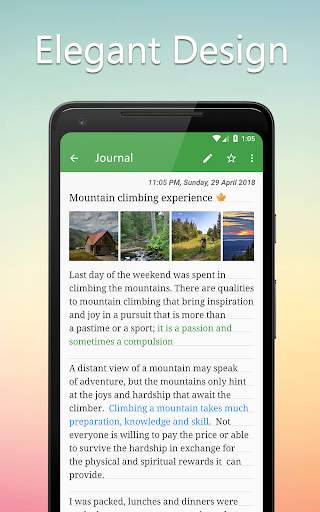 Private Journal - With Calendar, Lock, Themes 2020 3 تصوير الشاشة