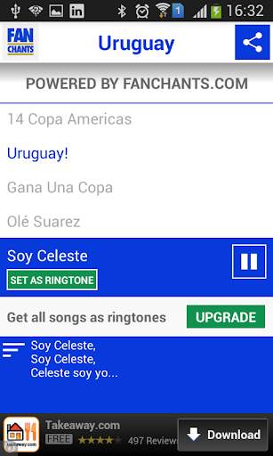 Uruguay World Cup 2014 Songs screenshot 7