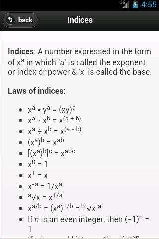 Maths Formulas screenshot 3