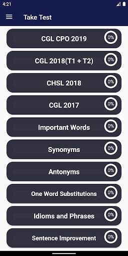 SSC CGL English Offline screenshot 1