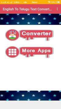 English To Telugu Text Converter - Type Telugu screenshot 1