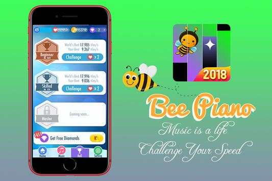 Bee Piano Tiles screenshot 2