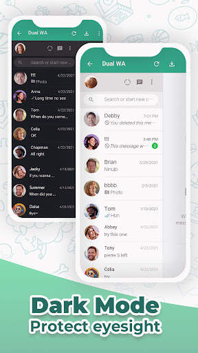Dual Chat - 2Space WA Web screenshot 6