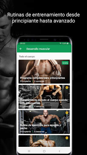 Fitvate - Entrenamiento en Gym screenshot 6