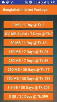Banglalink Internet Package screenshot 2