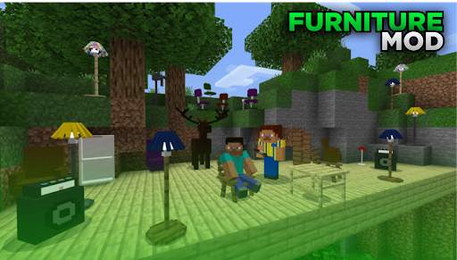 Furniture mod for Minecraft. Decocraft mod screenshot 1