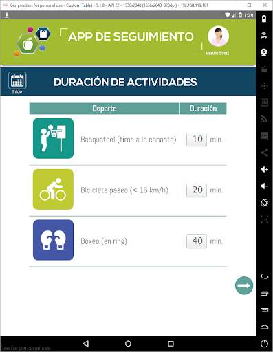 App de seguimiento Nutrimind screenshot 8