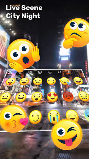 Scene City Night Live Keyboard screenshot 3