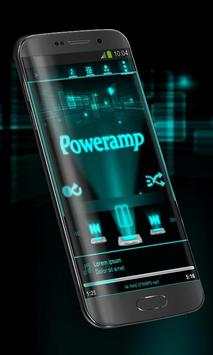 Hologram Poweramp Skin screenshot 1