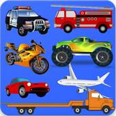 Plane, Bike, Car, Truck, Bus Puzzles 1.6