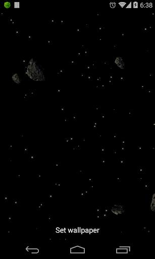 Starry Space (Live Wallpaper) screenshot 1