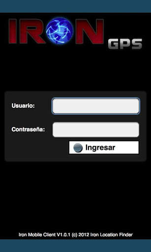 IRON GPS Mobile Client screenshot 1