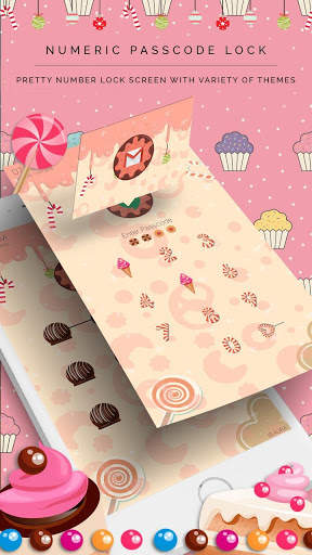AppLock Candy Cream Theme screenshot 1