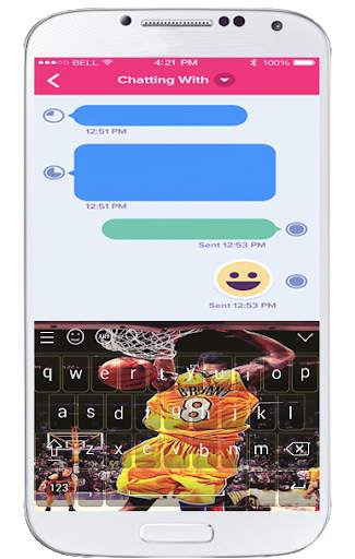 Keyboard For Kobe Bryant Theme screenshot 3