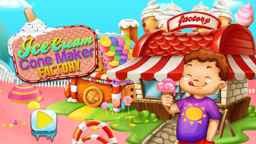 Ice Cream Cone Maker Factory: Ice Candy Games screenshot 5