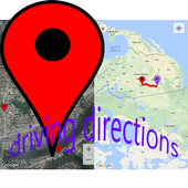 driving directions icon