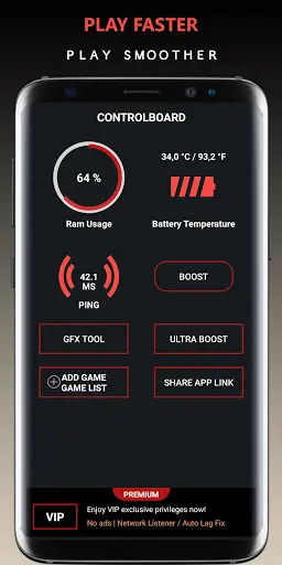 Game Booster Free GFX- Lag Fix स्क्रीनशॉट 1