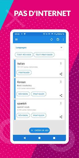 Flashcards - Outil d'étude screenshot 3