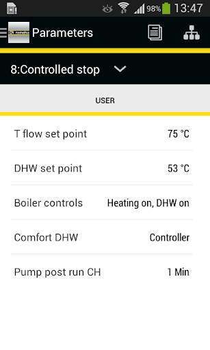 Remeha Smart Service App screenshot 3