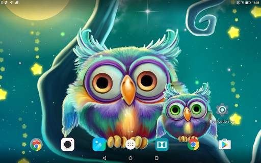 Cute Owls Live Wallpaper screenshot 8
