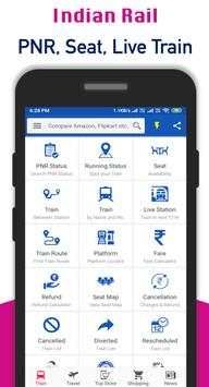 Running Status, PNR Status, NTES - Indian Railway screenshot 1