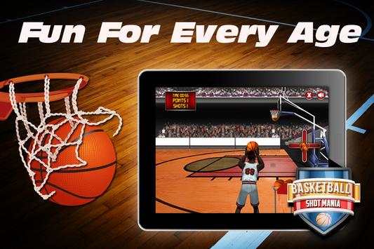 Tembakan Bola Basket screenshot 3