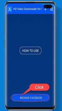 Video Downloader for Facebook screenshot 1