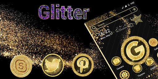 Glitter Launcher Theme screenshot 2