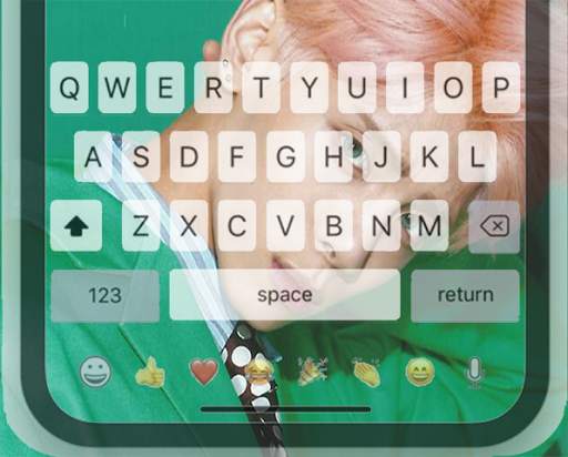 Jonghyun Keyboard Theme 1 تصوير الشاشة