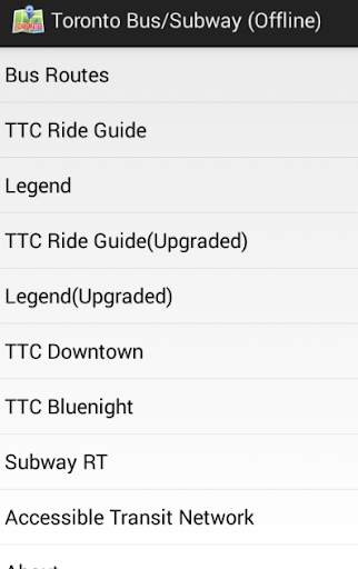 Toronto Bus/Subway (Offline) screenshot 1