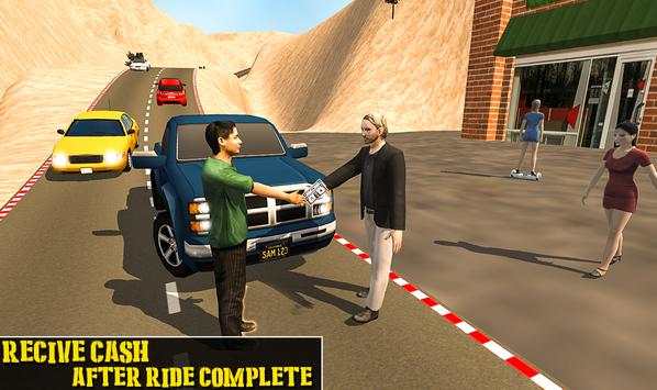 Prado Cab Driving : Passengers pick & drop screenshot 4