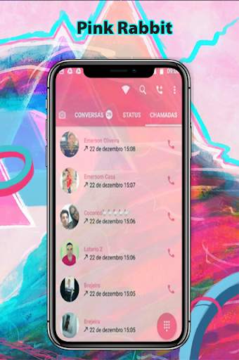 GB WA Pink Transparan Terbaru screenshot 1
